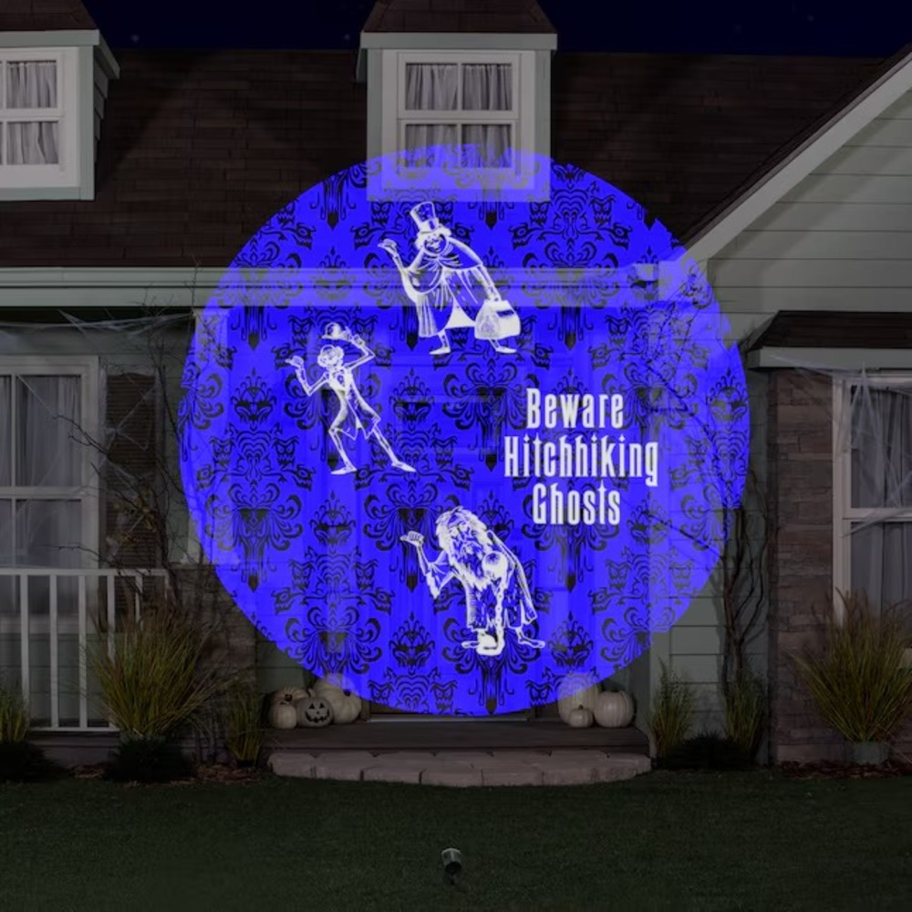 Disney The Haunted Mansion Hitchhiking Ghosts LED Whirl-A-Motion Projection *New
